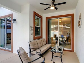 Pool patio area