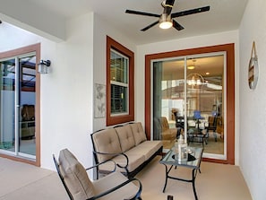 Pool patio area