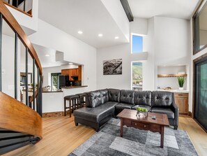 Living Area View of Kitchen