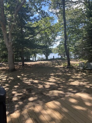 Water view from the deck 