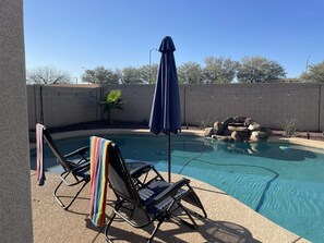 Morning views poolside