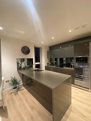 Living Room with open plan kitchen