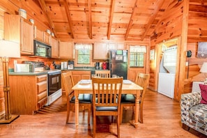 Indoors, Hardwood, Stained Wood, Dining Table, Furniture