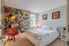 Comics Inspired Room which Brings Heroic Atmosphere to the Room. Ka-Boom!
