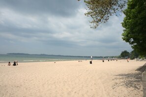 Sandy beach on a quiet day