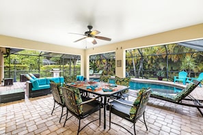 Outside Dining area