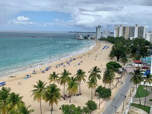 Step out our building and you are directly on the beach!
