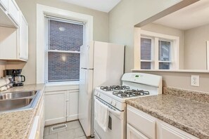 Fully stocked kitchen