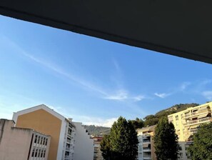 Blick von der Unterkunft