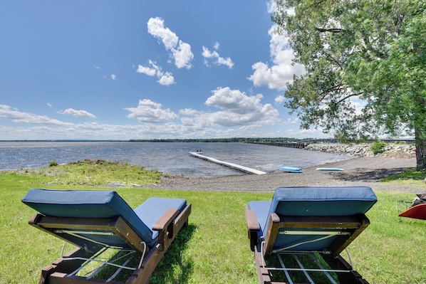 Swanton Vacation Rental | 3BR | 1BA | 1,500 Sq Ft | Steps Required