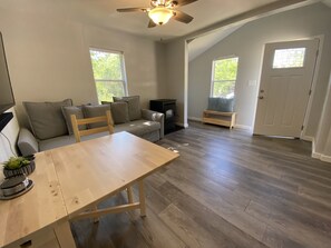 Open concept living room and dining room 