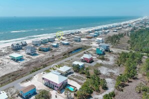 House and beach access location