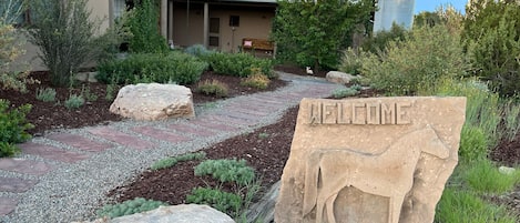 Entrance to beautiful Double DD Ranch. All two and four legged are welcome!