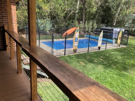 Fully separately fenced pool to relax & enjoy 😊