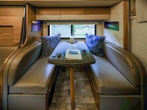 Dinette for dining and is also a great workspace coupled with high speed WiFi.