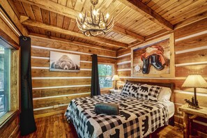 First floor bedroom with  direct easy access to main floor and driveway.