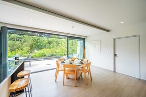 Dining room with access to the terrace