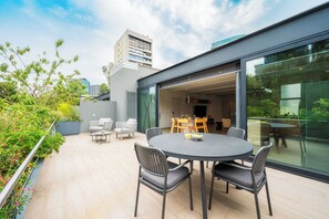 Private terrace perfect for sunset watching.


