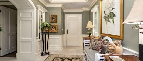 The elegant entryway