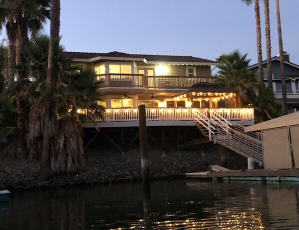 Evening view from waterfront