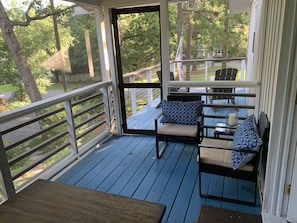 Screen porch and balcony 