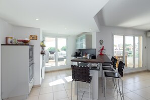 Open plan kitchen