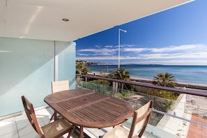 Amazing terrace looking out over the bay