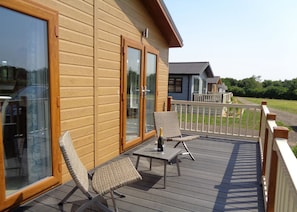 Typical balcony | Mead One - Otters Mead Boutique Lodges, Beetley, Dereham