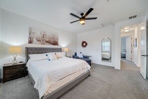 Beautiful master suite with King bed