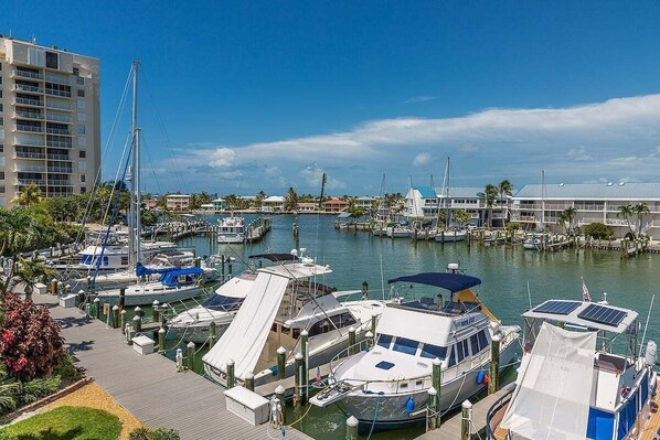 Balcony view of the Marina