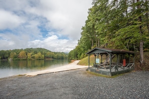 Private beach located in the community.  