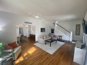 The living room offers tons of natural light and very spacious