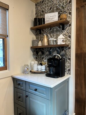 Coffee Bar in Kitchen