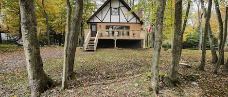 Pocono Lake Vacation Rental | 2BR | 1BA | Stairs Required | 1,628 Sq Ft