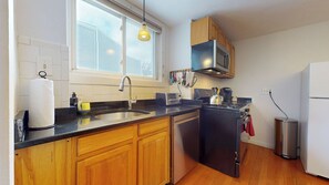 Dining Table in Kitchen Always comes equipped with snack upon move in