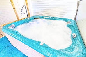 Life is better in the jacuzzi.