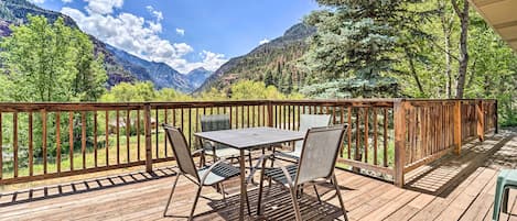 Ouray Vacation Rental | 5BR | 3BA | Stairs Required | 2,100 Sq Ft