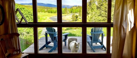 best views on the ranch, from your bed or the deck!