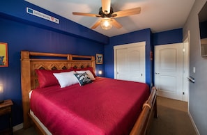 Ceiling Fan, Bed, Furniture, Indoors, Flooring