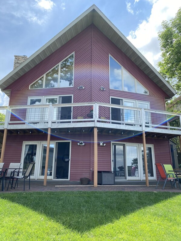 Lake side of the house