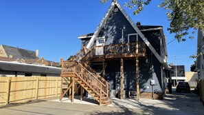 Back of house showing private entrance