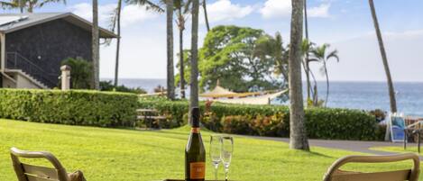 Celebrate on your private ocean view lanai.