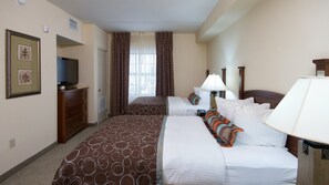 Get a peaceful night sleep in our cozy bedroom.