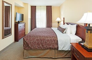 Drift to sleep in a comfortable bed after a wonderful day outside.