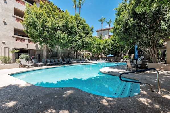 Beat the heat with a swim in the pool!