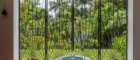 Enclosed Patio and jungle view