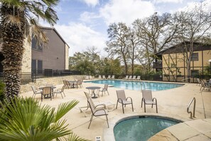 Camp Warnecke Community Pool and Hot tub.