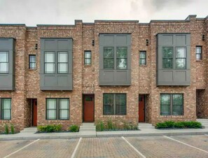 Front of the townhouse. Park anywhere and enter directly into your unit
