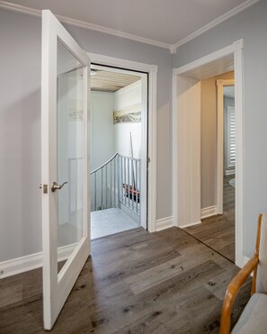 Stairway to connect to the 1st floor bunk room