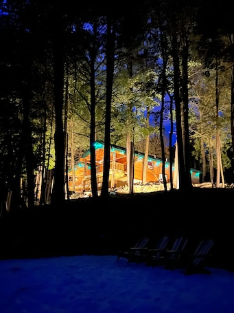 Night view from beach